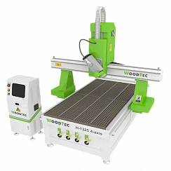Картинка Фрезерно-гравировальный станок с ЧПУ WoodTec H 1325 4-axis